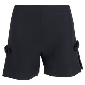 Fendi Bow Detail Shorts in Black Wool